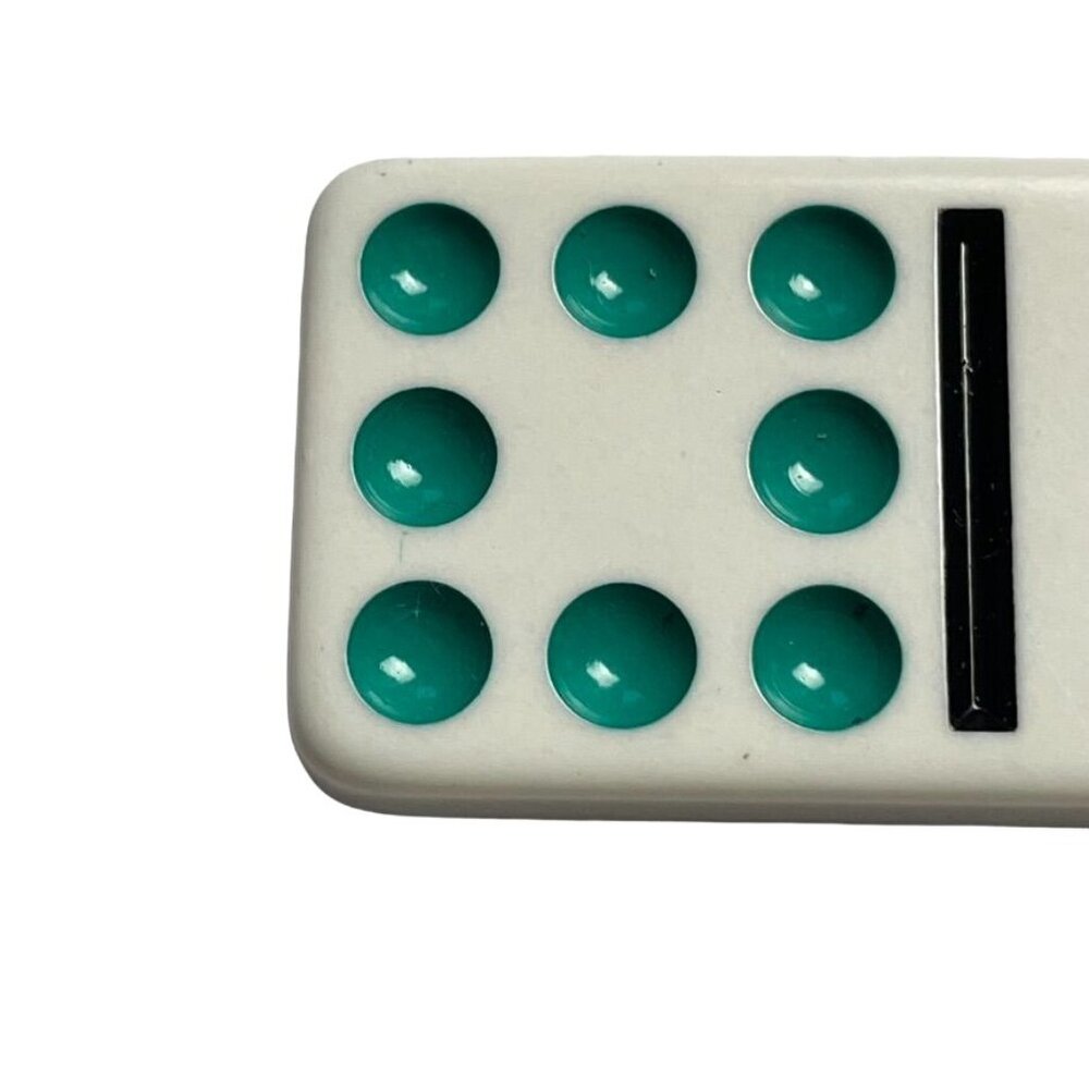 Double Twelve Dominoes Replacement Tile 1 8 Color Dot Vintage 1998 mq - Picture 3 of 12